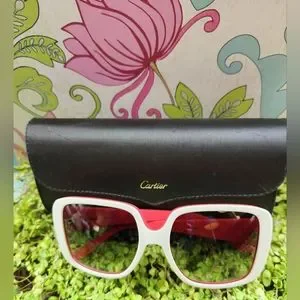 Cartier | Accessories | Cartier White Red Pink Logo France 